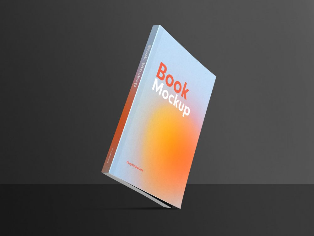 Standing Book Mockup