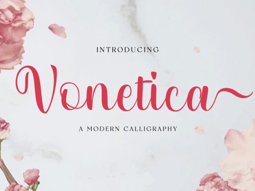 Vonetica Script Free Font