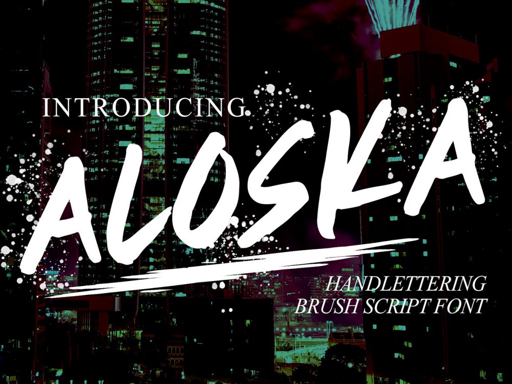 Aloska Free Font