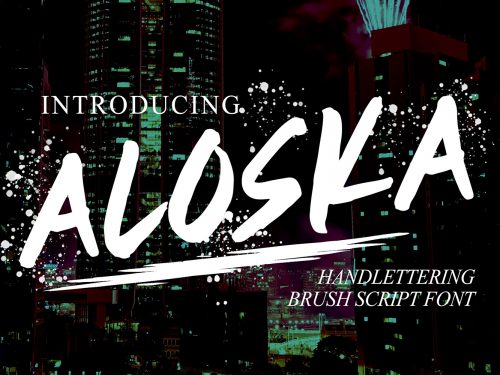 Aloska Free Font