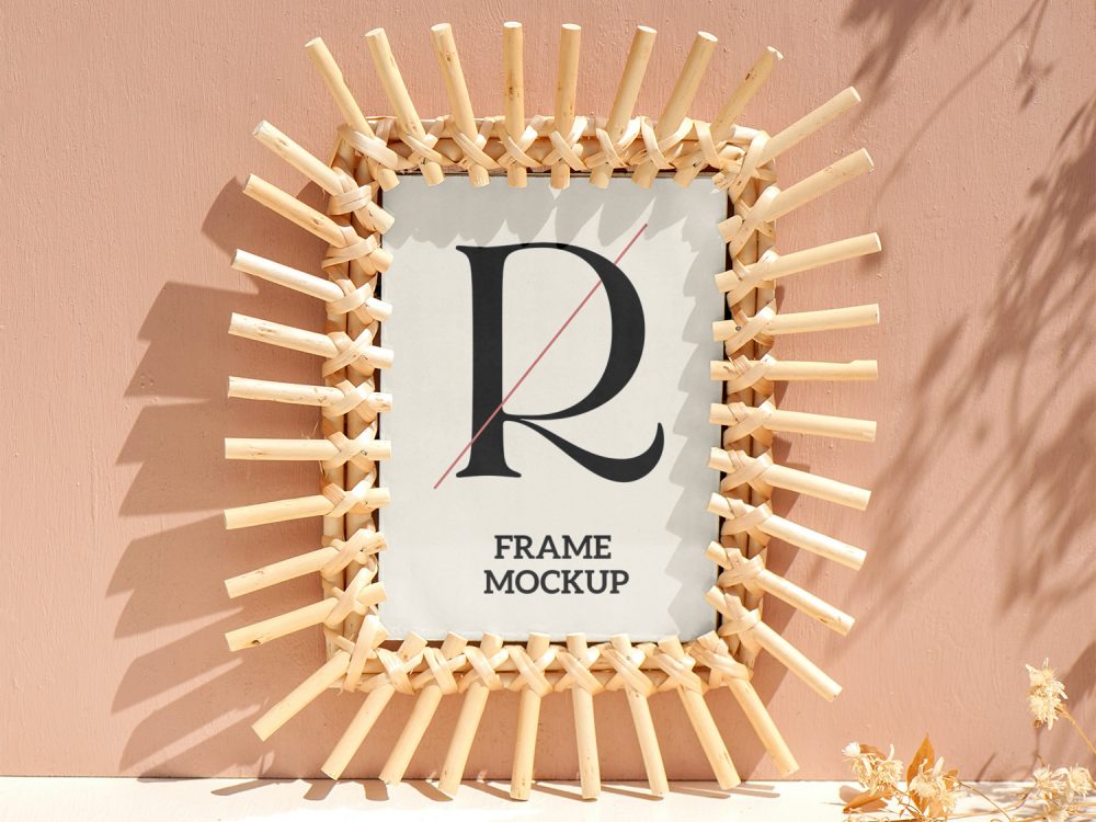 Bamboo Frame Mockup