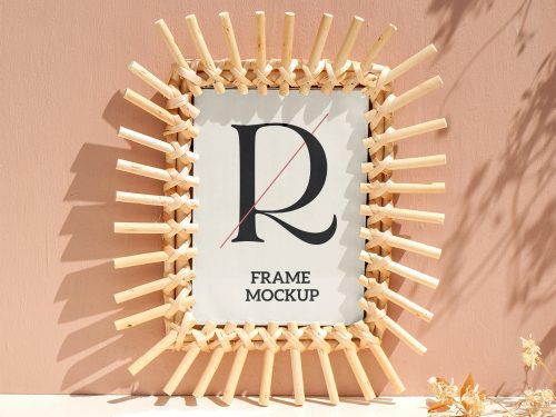 Bamboo Frame Mockup