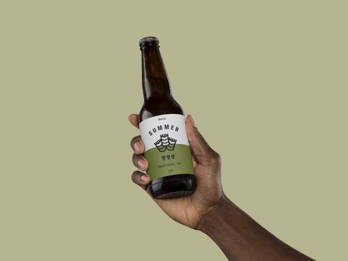 Beer Bottle Mockup