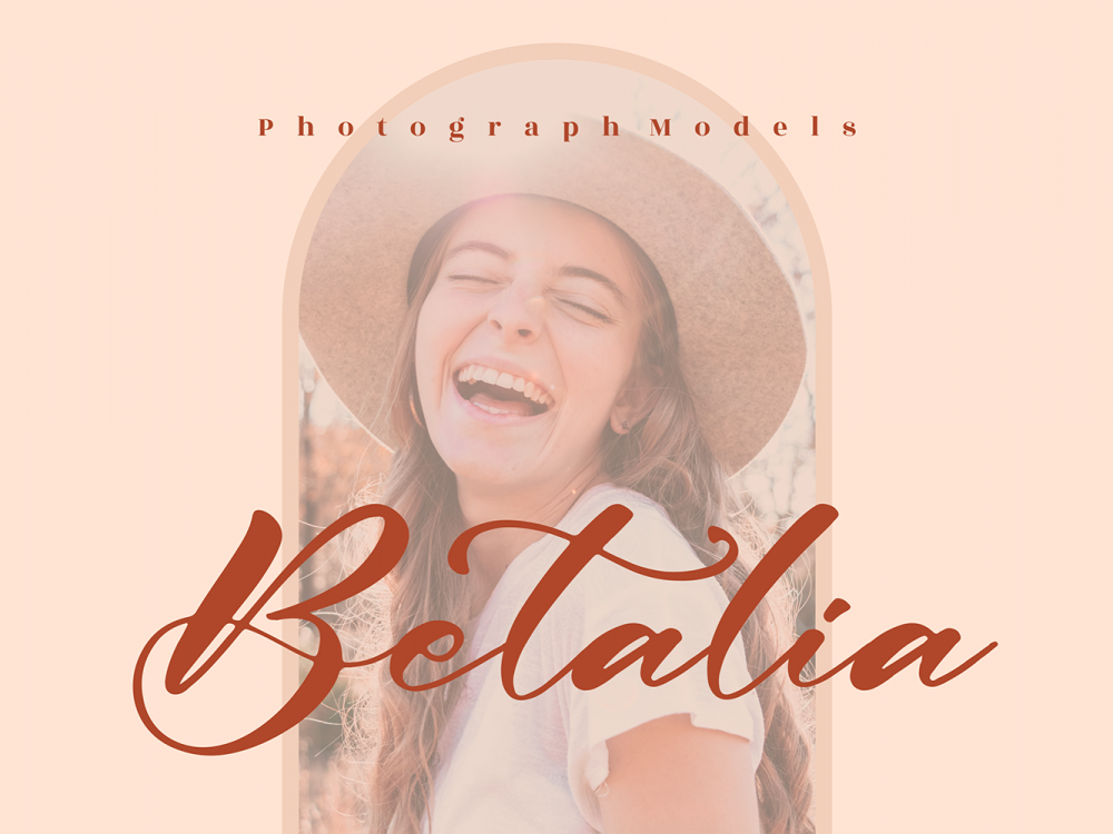 Betta Peach Free Font