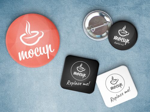 Button Badge Mockup Generator
