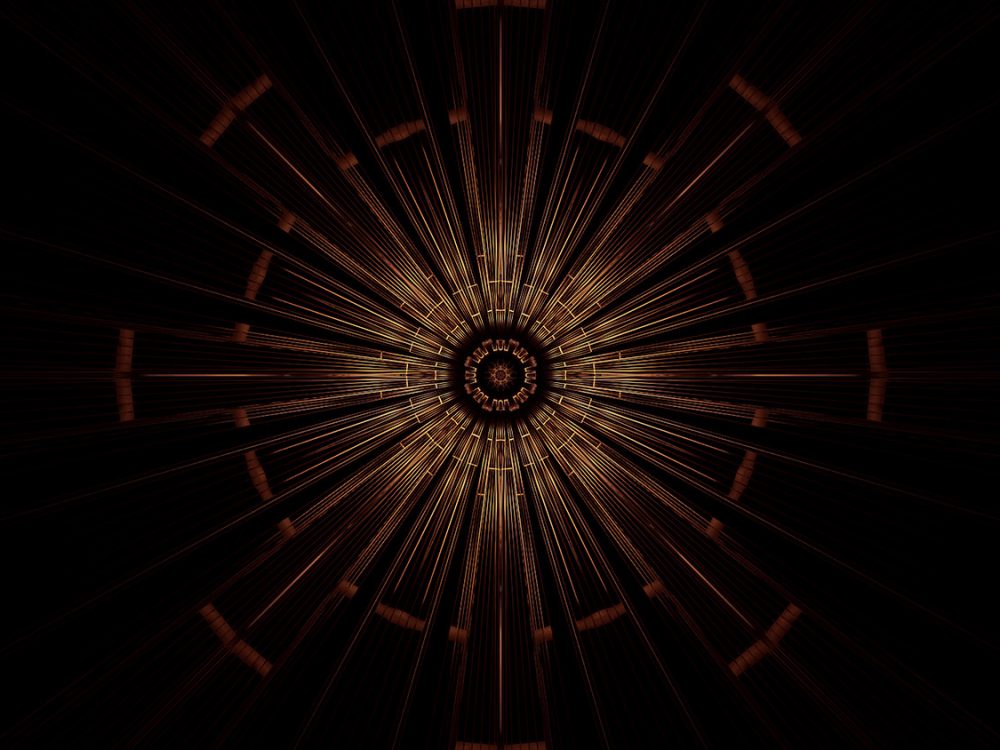 Cosmic Background with Colorful Laser Lights