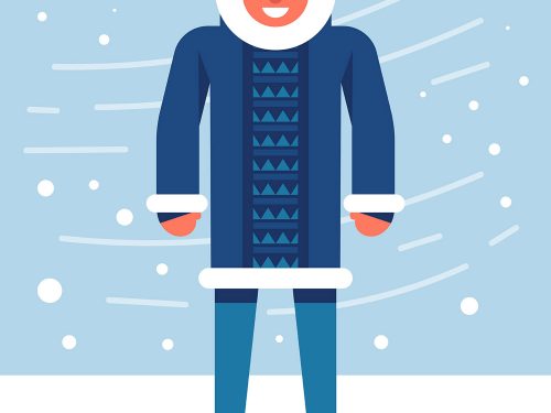 Eskimos Free Vector Illustration