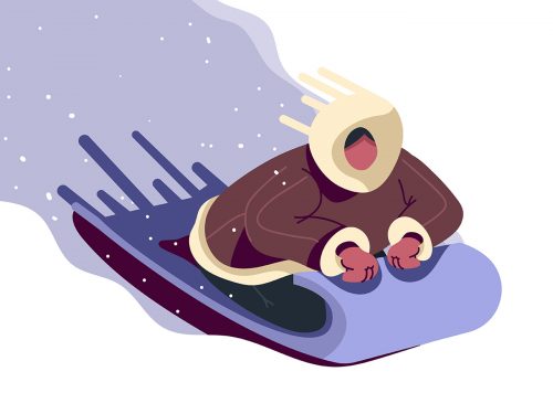 Eskimos Free Vector Illustration