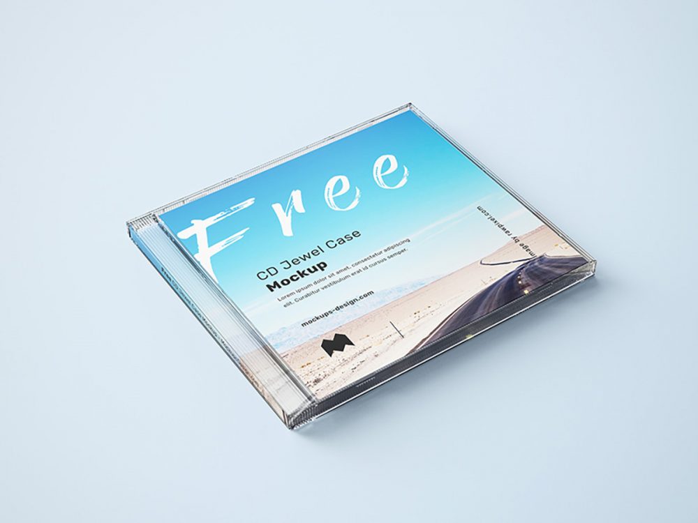 Free CD Jewel Case Mockup