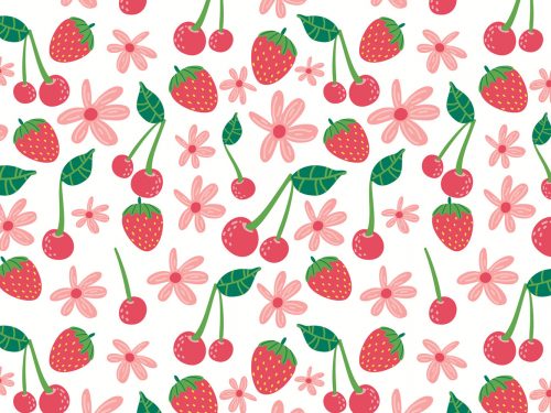 Free Fruit Vector Pattern