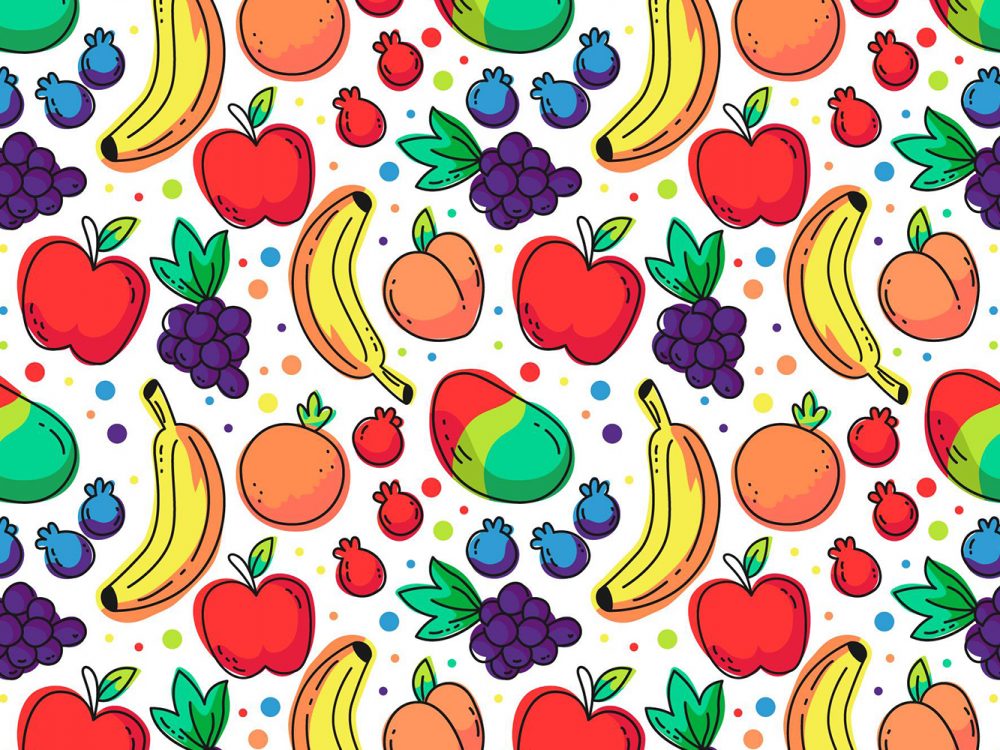 Free Fruit Vector Pattern