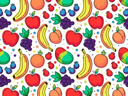 Free Fruit Vector Pattern