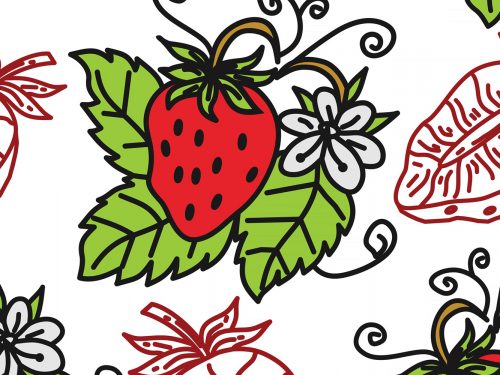 Free Fruit Vector Pattern