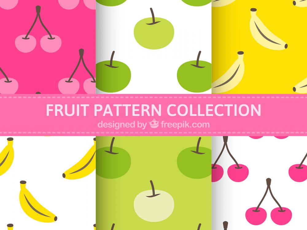 Free Fruit Vector Pattern