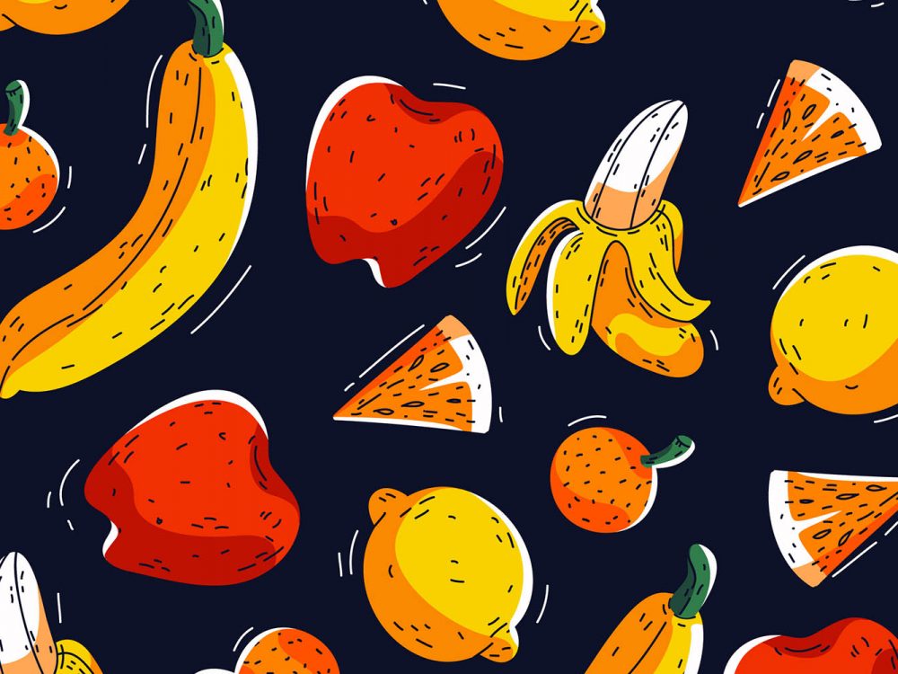 Free Fruit Vector Pattern