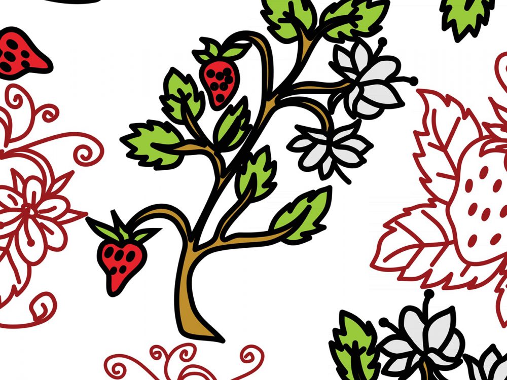 Free Fruit Vector Pattern