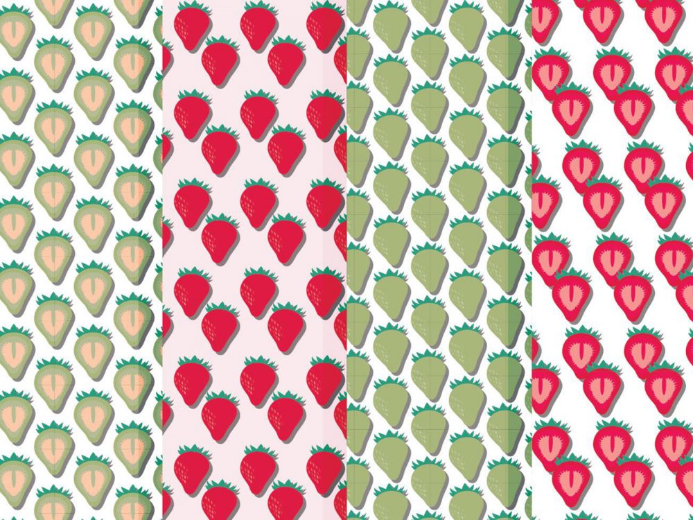 Free Fruit Vector Pattern