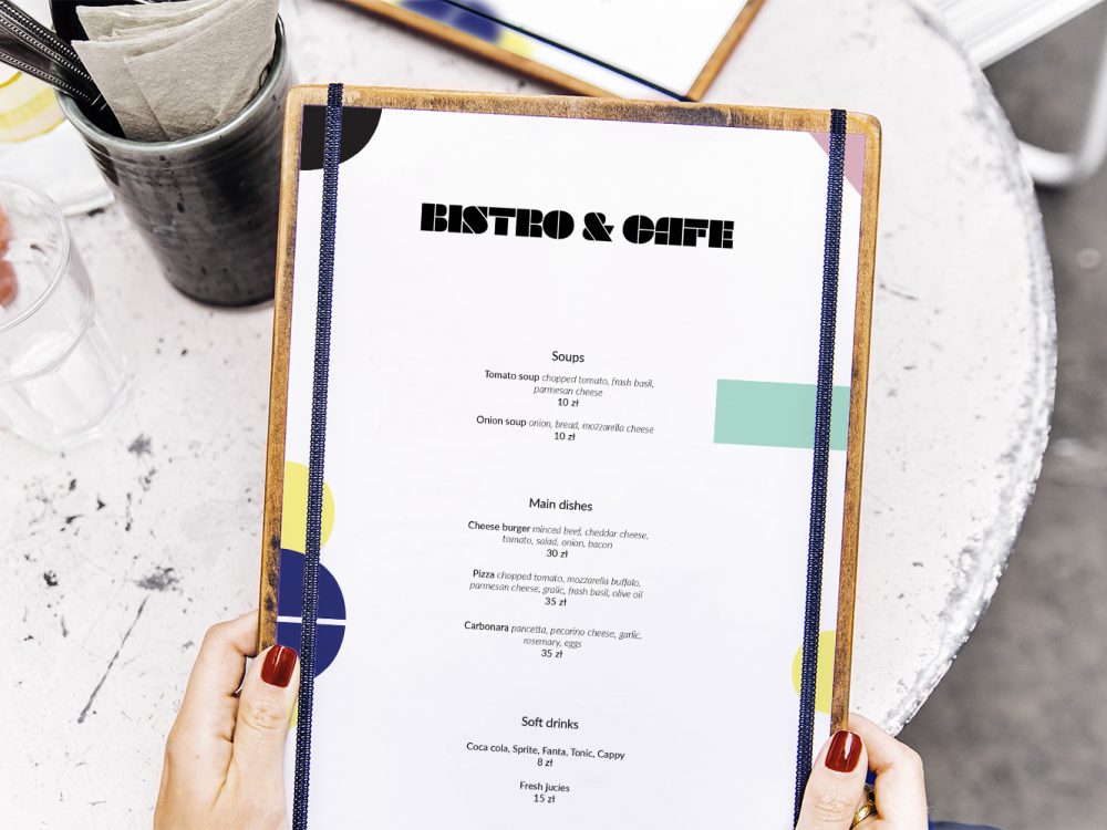 Free Restaurant Menu Mockup
