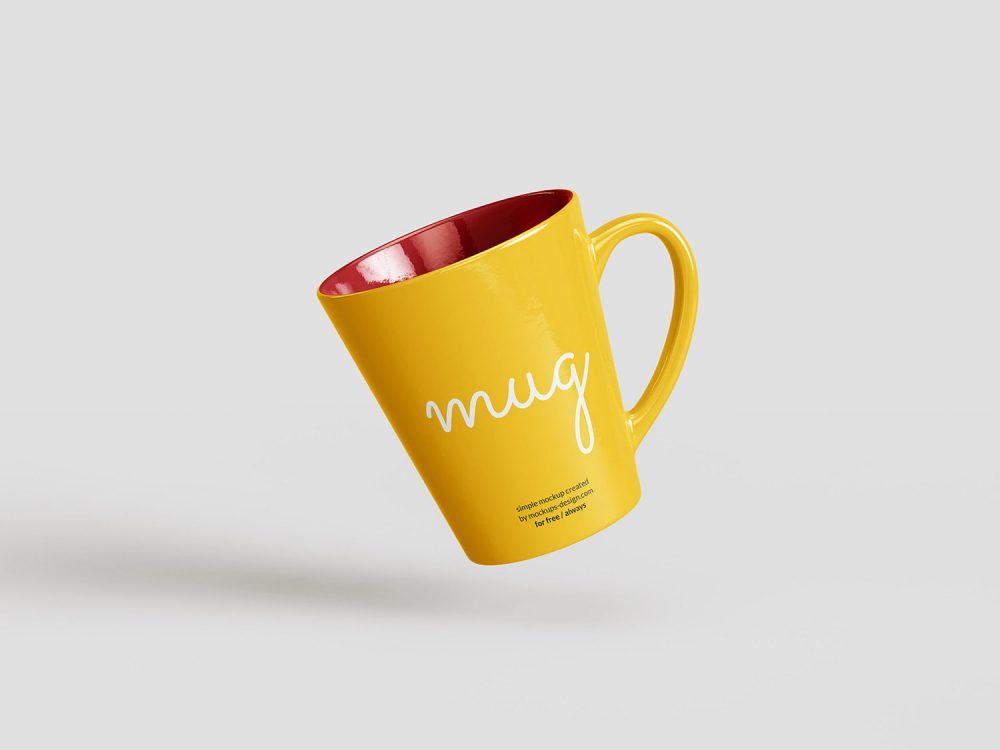Free Tapered Mug Mockup