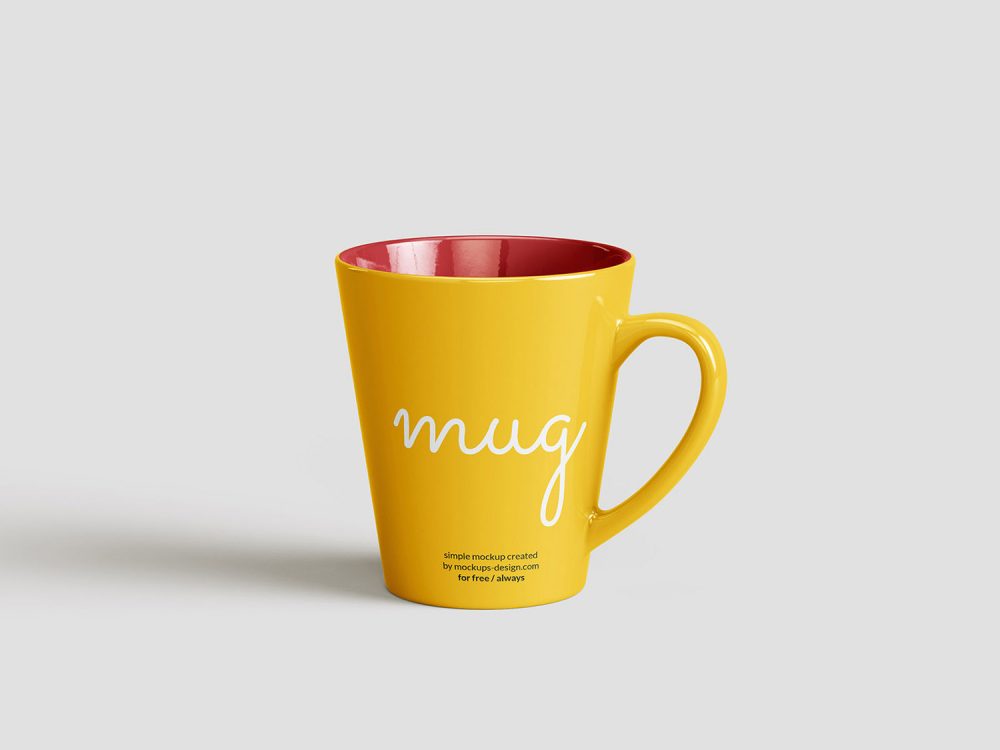 Free Tapered Mug Mockup