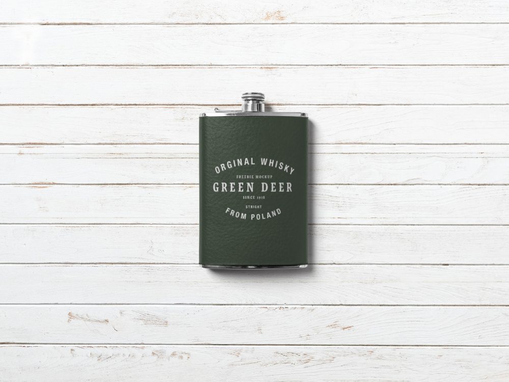 Hip Flask Mockup