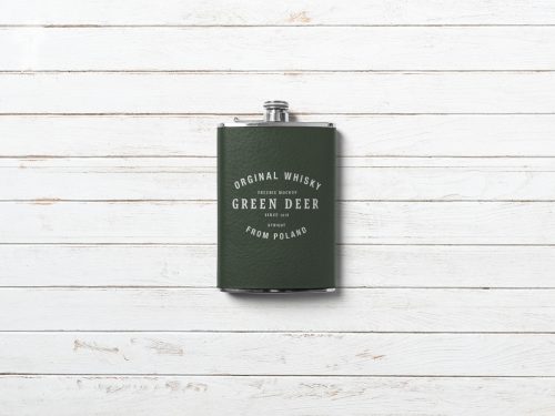 Hip Flask Mockup