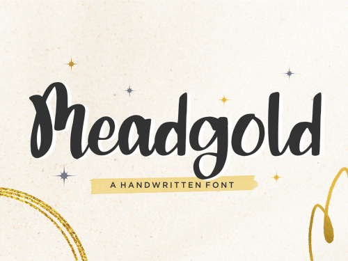 Meadgold Free Font