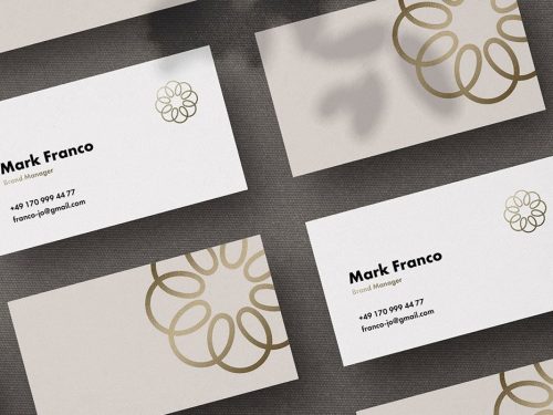 Mote Business Card Mockups