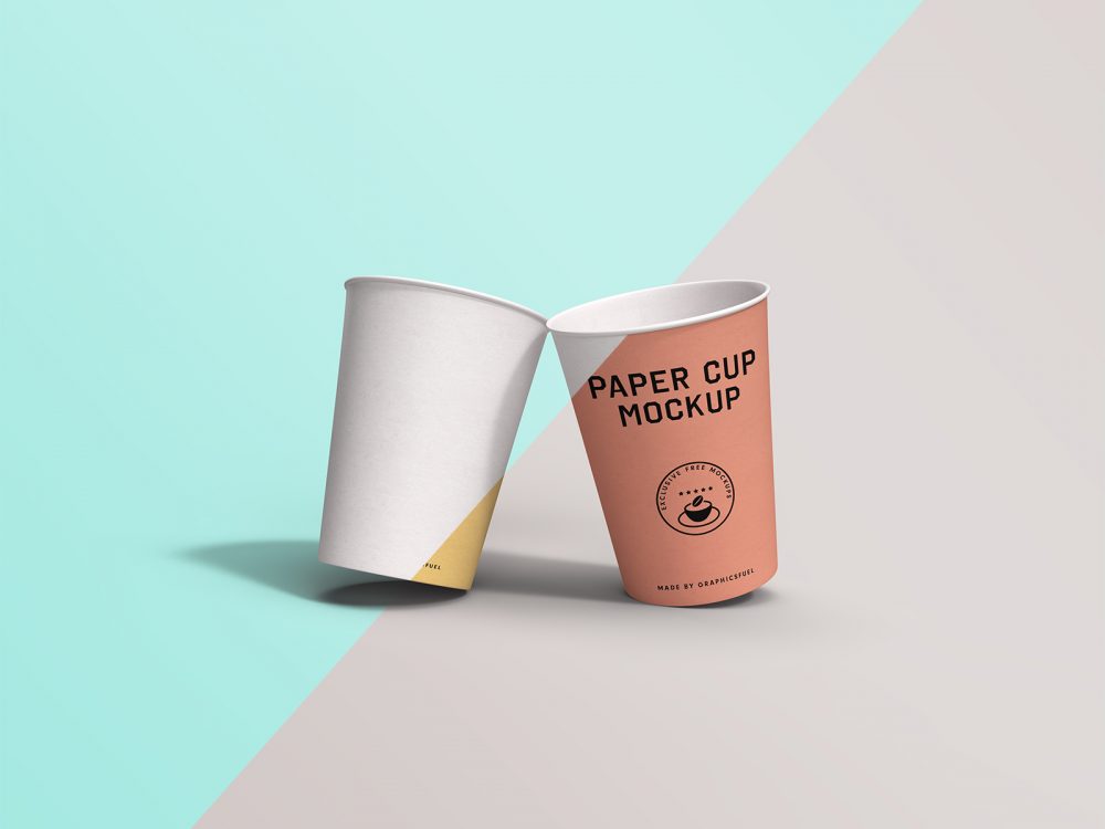 Paper Cups Mockup