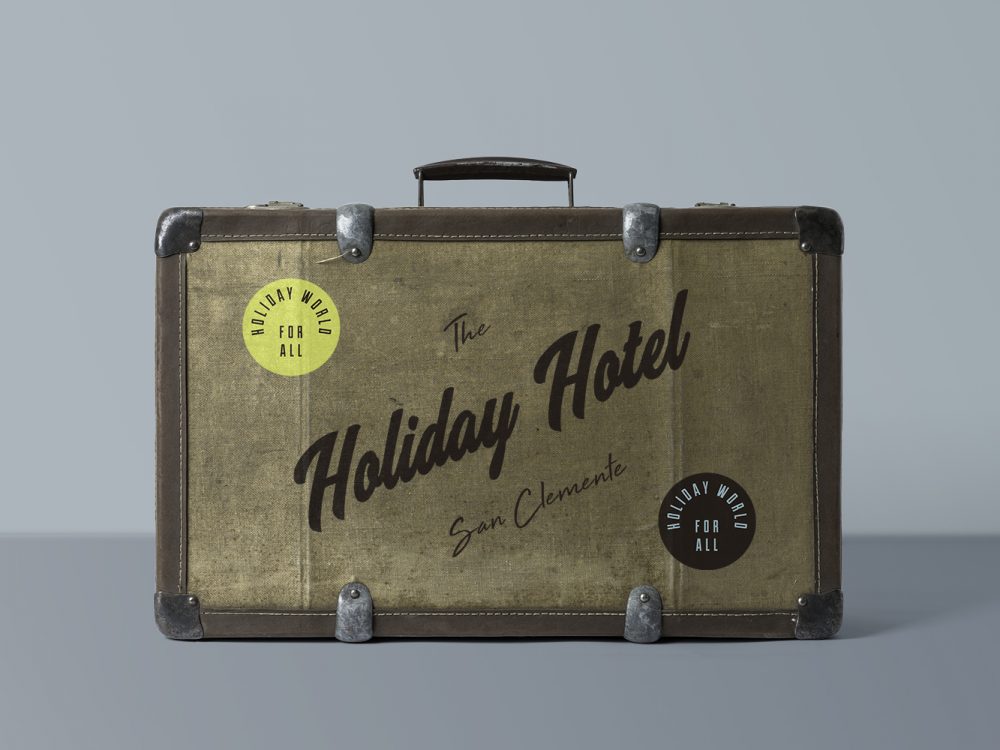 Suitcase Mockup