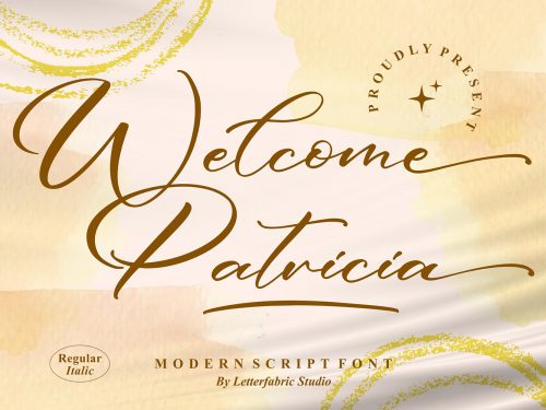 Welcome Patricia Free Font