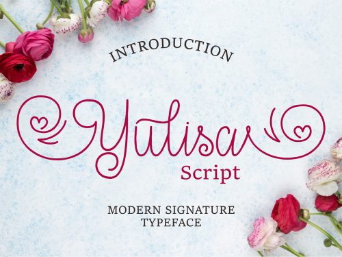 Yulisa Script Free Font