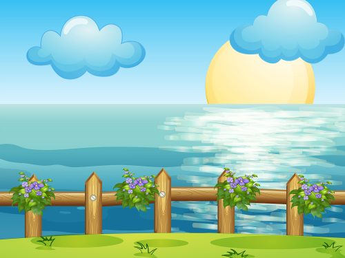 A View of the Ocean Illustration