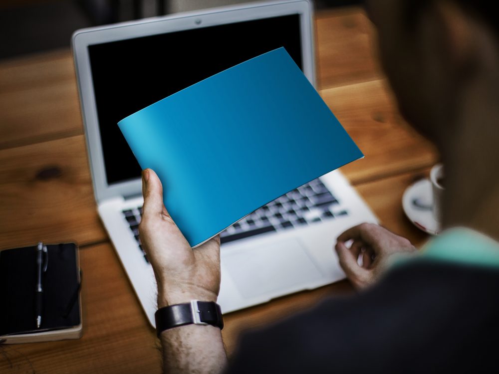 A5 Horizontal Brochure Mockup