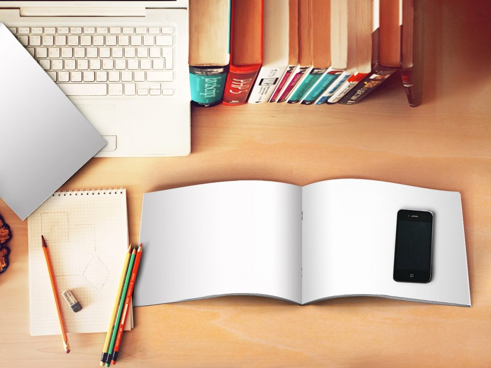 A5 Horizontal Brochure Mockup