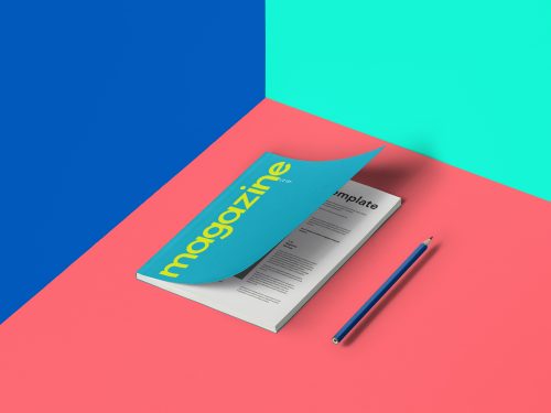 A5 Psd Magazine Mockup