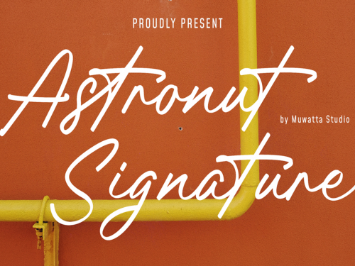 Astronut Signature Free Font