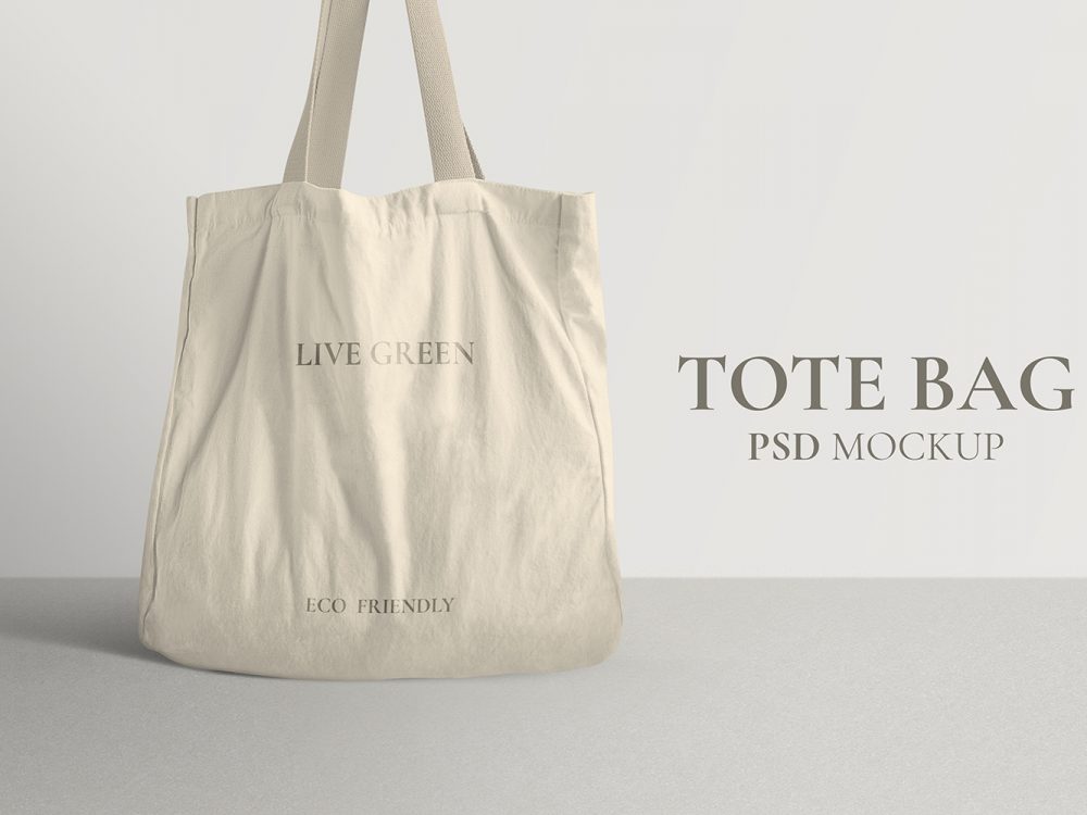 Canvas Tote Bag Mockup