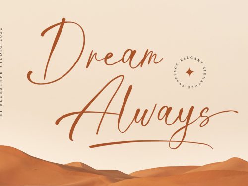 Dream Always Free Font