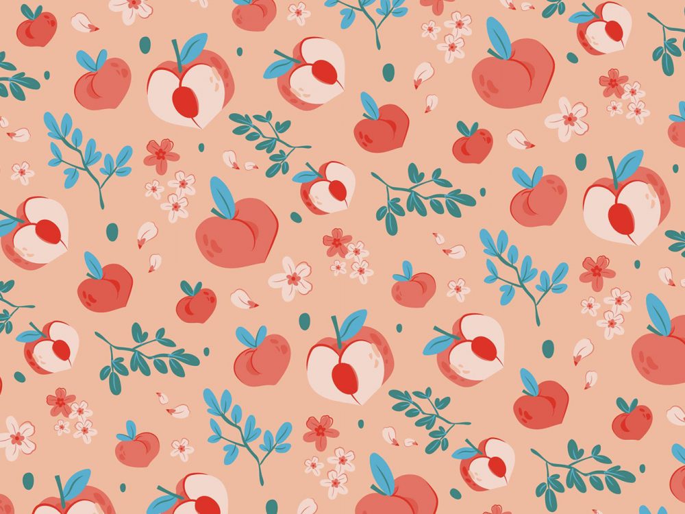 Free Fruit Vector Pattern