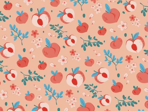 Free Fruit Vector Pattern