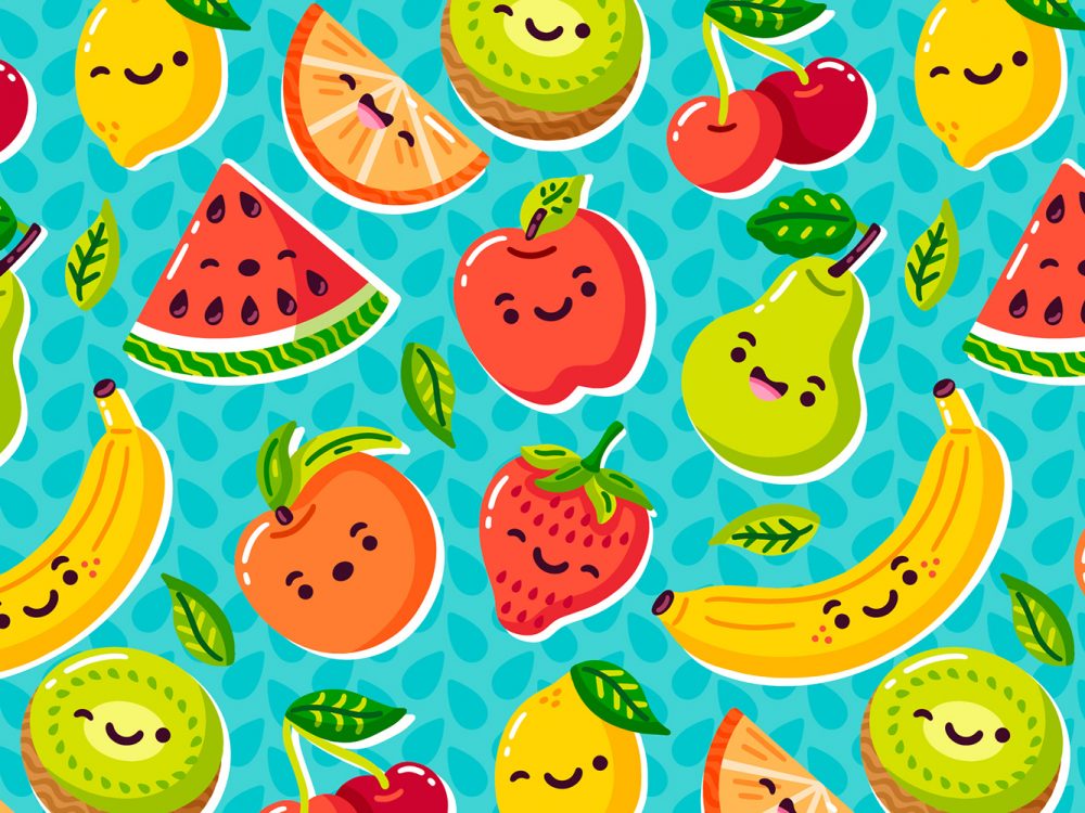 Free Fruit Vector Pattern