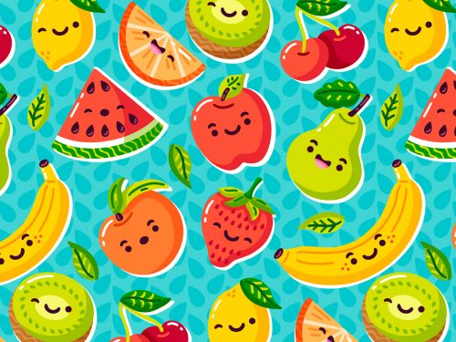 Free Fruit Vector Pattern