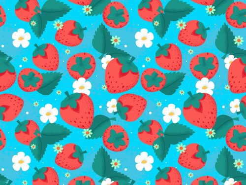 Free Fruit Vector Pattern