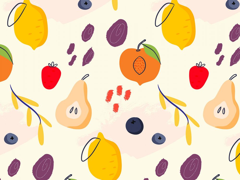 Free Fruit Vector Pattern