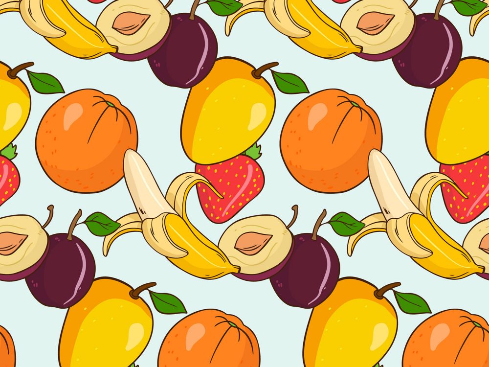 Free Fruit Vector Pattern