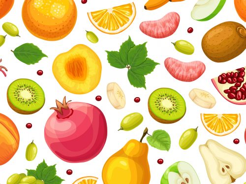 Free Fruit Vector Pattern