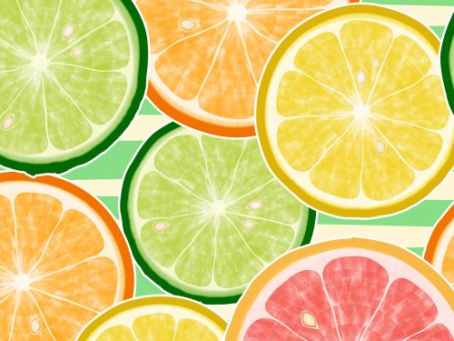Free Fruit Vector Pattern