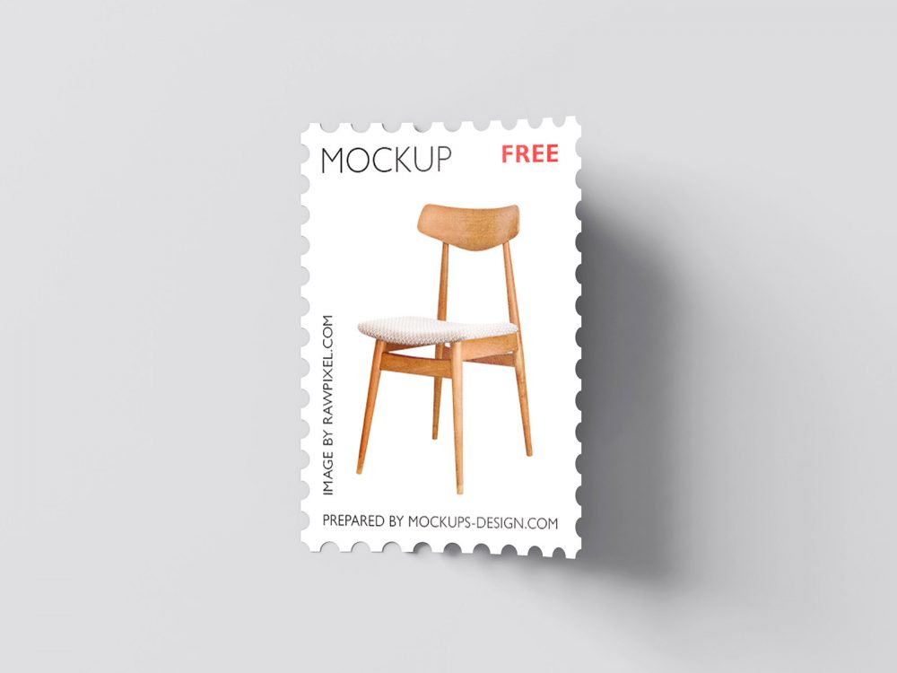Free Postage Stamp Mockup