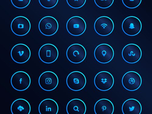 Free Social Media Vector Icons